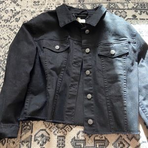 Black jean jacket!